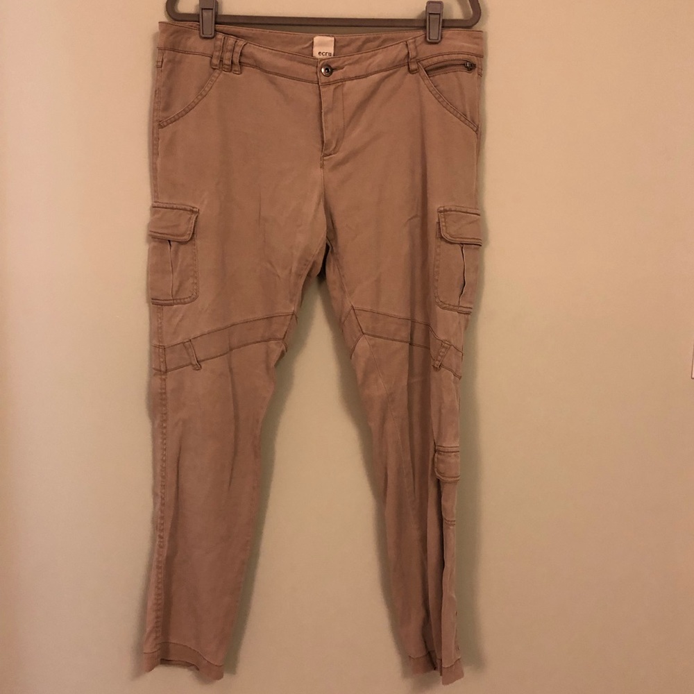 *FLASH SALE* Anthropologie cargo pants with elegant details